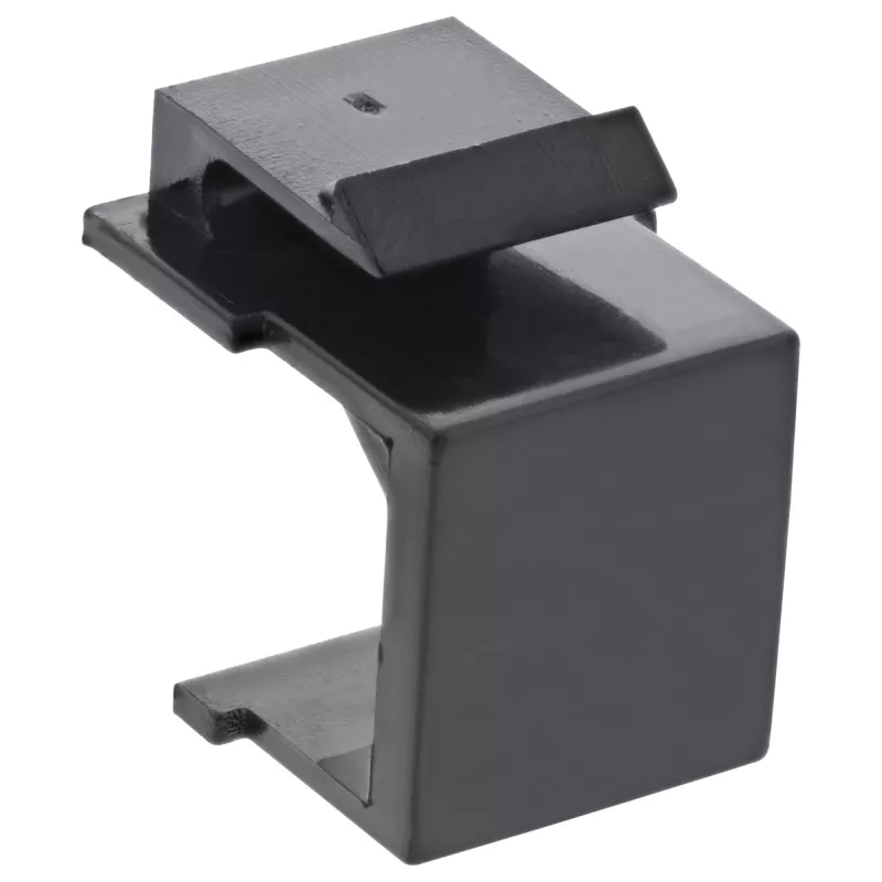 InLine Keystone SNAP-In Blindabdeckung für Modulschacht, schwarz, 10 Stk.