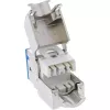 InLine Keystone RJ45-Buchse, geschirmt, Cat.6A, blau 8er-Pack
