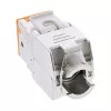 InLine Keystone RJ45-Buchse, geschirmt, Cat.6A, orange 8er-Pack
