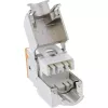 InLine Keystone RJ45-Buchse, geschirmt, Cat.6A, orange 8er-Pack
