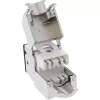 InLine Keystone RJ45-Buchse, geschirmt, Cat.6A, schwarz, 8er-Pack