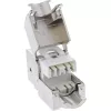 InLine Keystone RJ45-Buchse, geschirmt, Cat.6A, weiß, 8er-Pack