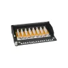 InLine Patch Panel Cat.6 8 Port Desktop schwarz RAL9005