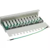 InLine Patch Panel Cat.6 12 Port Schreibtisch-/Wandmontage hellgrau RAL7035