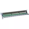 InLine Patch Panel Cat.6 24 Port 19 Zoll 1HE lichtgrau RAL7035