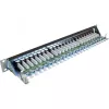 InLine Patch Panel Cat.6 24 Port 19 Zoll 1HE schwarz RAL9005