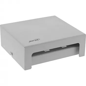 InLine Desktop Consolidation Point Box 6x Keystone RJ45, Metall, RAL7035