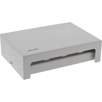 InLine Desktop-Konsolidierungspunkt-Box 8x Keystone RJ45, Metall, RAL7035