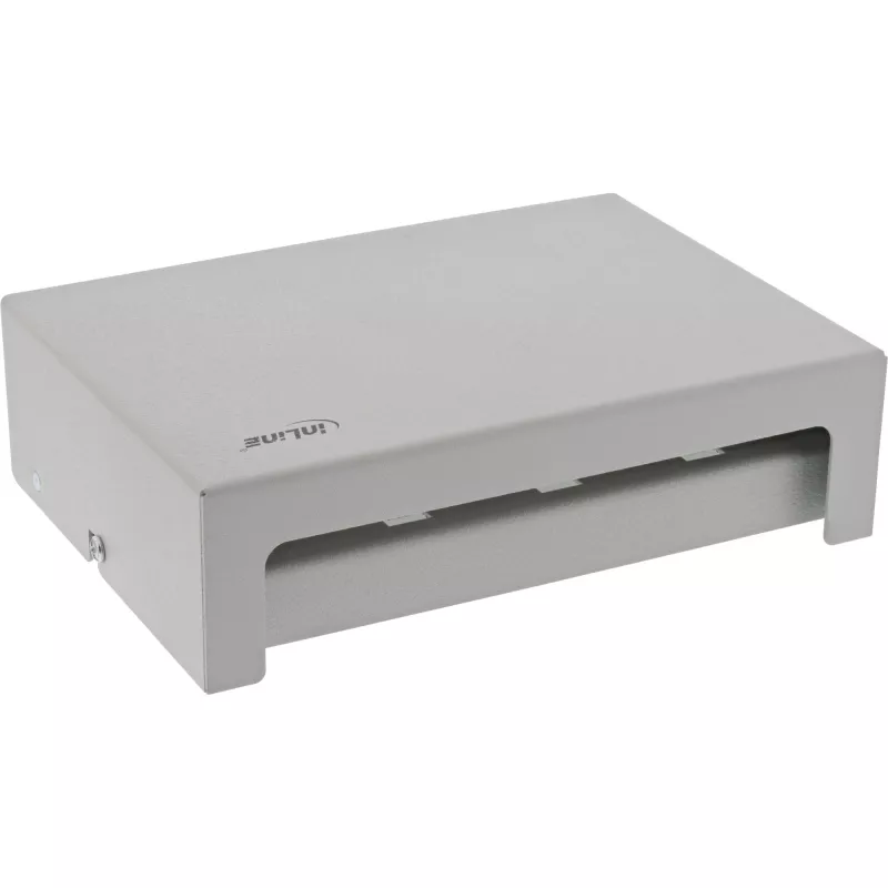InLine Desktop-Konsolidierungspunkt-Box 8x Keystone RJ45, Metall, RAL7035