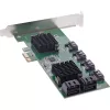 InLine Schnittstellenkarte, 8x SATA 6Gb/s Controller, PCIe 2.0 (PCI Express)