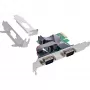 InLine Schnittstellenkarte 2x Seriell 9 Pin PCIe PCI-Express Male