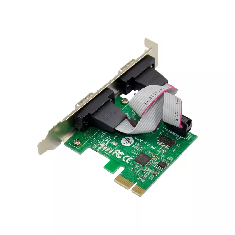InLine Schnittstellenkarte 2x Seriell 9 Pin PCIe PCI-Express Male
