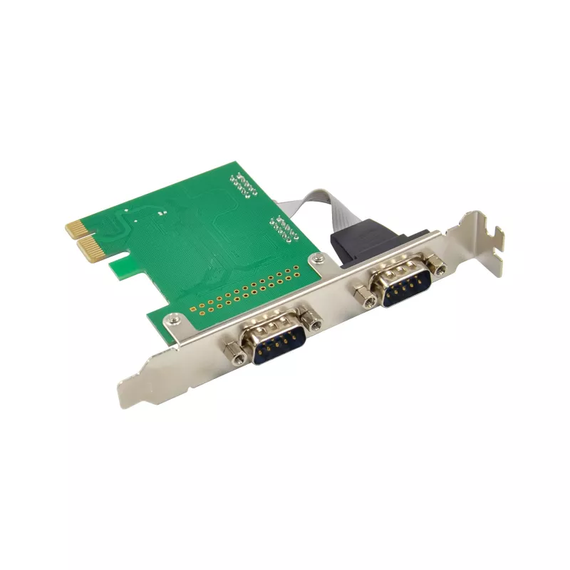 InLine Schnittstellenkarte 2x Seriell 9 Pin PCIe PCI-Express Male