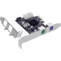 InLine Schnittstellenkarte 2x PS/2 USB-Header PCIe Male 0,48 Gbit/s
