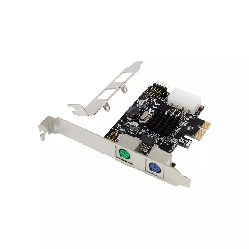 InLine Schnittstellenkarte 2x PS/2 USB-Header PCIe Male 0,48 Gbit/s
