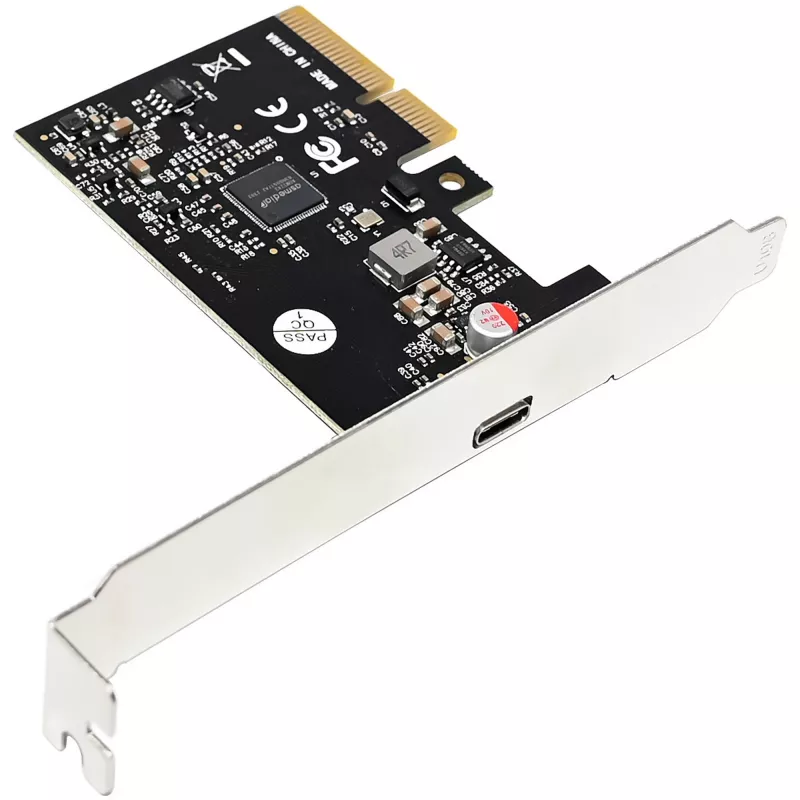 Interne USB-Typ-C-Adapterkarte InLine 76660I PCIe 20 Gbit/s