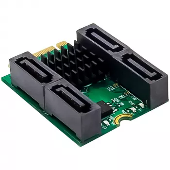 InLine 76660U interne SATA-Schnittstellenkarte M.2 auf SATA 6 Gbit/s