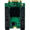 InLine 76660U interne SATA-Schnittstellenkarte M.2 auf SATA 6 Gbit/s