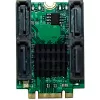 InLine 76660U interne SATA-Schnittstellenkarte M.2 auf SATA 6 Gbit/s
