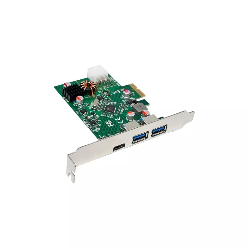 InLine 76661M Schnittstellenkarte/Adapter Intern USB 3.2 Gen 1 (3.1 Gen 1), USB Typ-C