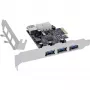 InLine 76662D Schnittstellenkarte/Adapter Intern Molex 4-Pin, USB 3.2 Gen 1 (3.1 Gen 1)