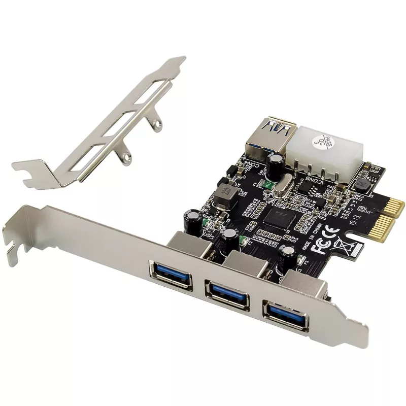InLine 76662D Schnittstellenkarte/Adapter Intern Molex 4-Pin, USB 3.2 Gen 1 (3.1 Gen 1)