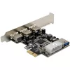 InLine 76662D Schnittstellenkarte/Adapter Intern Molex 4-Pin, USB 3.2 Gen 1 (3.1 Gen 1)