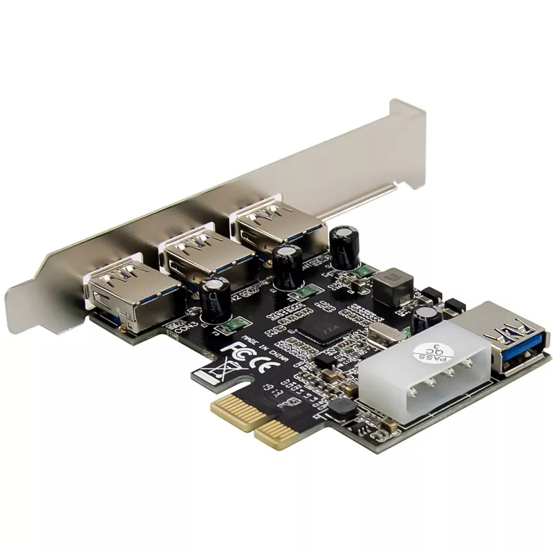 InLine 76662D Schnittstellenkarte/Adapter Intern Molex 4-Pin, USB 3.2 Gen 1 (3.1 Gen 1)