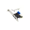 InLine 2+2 Ports USB 3.2 Gen.1 Host Controller, PCIe, mit SATA-Stromversorgung + LP-Blende