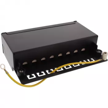 InLine Patch Panel Cat.6A Tisch-/Wandmontage 8 Port Schwarz RAL9005