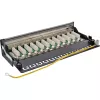 InLine Patch Panel Cat.6A Tisch- / Wandmontage 12 Port schwarz