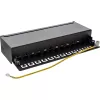 InLine Patch Panel Cat.6A Tisch- / Wandmontage 12 Port schwarz