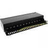 InLine Patch Panel Cat.6A Tisch-/Wandmontage 12 Port schwarz RAL9005