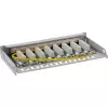 InLine Patchpanel Cat.6A 0,5HE 8-Port, Tisch-/Wandmontage hellgrau RAL7035