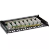 InLine Patchpanel Kat.6A 0,5HE 8-Port, Tisch-/Wandmontage schwarz RAL9005