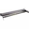 InLine Blank Patch Panel ausziehbar 19 Zoll 24 Port 1U schwarz