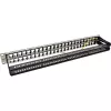 InLine Blank RJ45 Keystone Patch Panel 19 Zoll, 48 Ports, 1U, schwarz