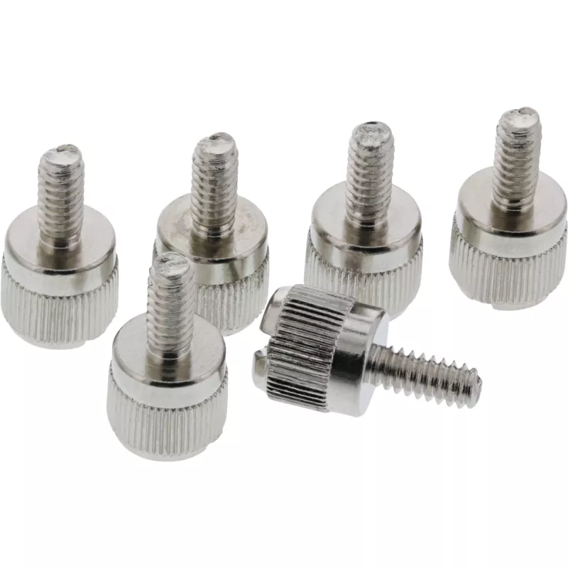 Rändelschrauben für Gehäuse InLine 77770A silber 6er-Pack