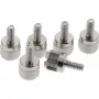 Rändelschrauben für Gehäuse InLine 77770A silber 6er-Pack