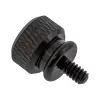 InLine Rändelschrauben für Gehäuse, Aluminium, schwarz, 10 St.