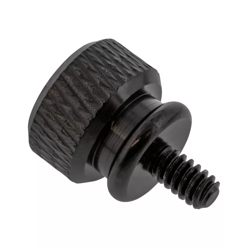 InLine Rändelschrauben für Gehäuse, Aluminium, schwarz, 10 St.