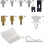 InLine Schraubenset mit Jumpern, Klebeclips, Abstandshaltern, Kabelclips, 63 Stück, InLine 77778