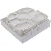 InLine FTTH Abschlussdose für bis zu 4x LC Duplex / 4x SC Simplex, weiß