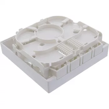 InLine FTTH Abschlussdose für bis zu 4x LC Duplex / 4x SC Simplex, weiß