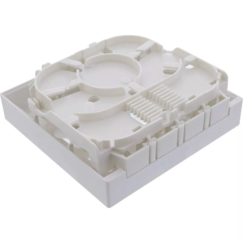 InLine FTTH Abschlussdose für bis zu 4x LC Duplex / 4x SC Simplex, weiß