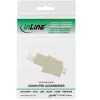 InLine Glasfaser-Adapter Duplex LC/LC Buchse MultiMode Keramikhülse