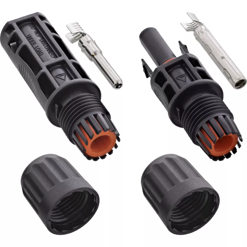 InLine 94001 Drahtverbinder Standard4/MC4/PV4 Schwarz Stecker/Buchse