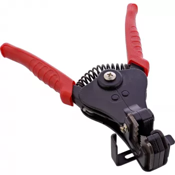 InLine Solarkabel-Abisolierer 94101 — für 2,5/4,0/6,0 mm², 75×180×35 mm, schwarz/rot