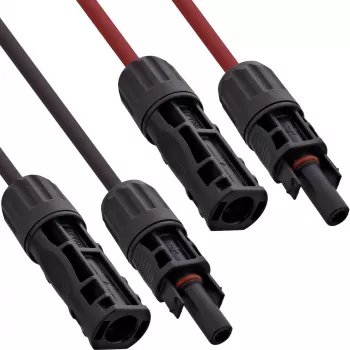 Mittelspannungskabel InLine 95412 Rot Schwarz 1500V 12,5m