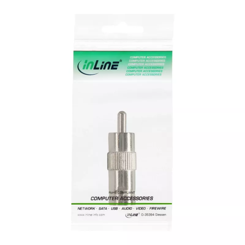 Video-Adapter InLine 99320 RCA-Stecker auf BNC-Buchse
